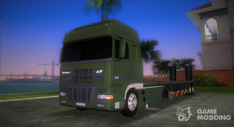 DAF XF 530 2002 Army for GTA Vice City
