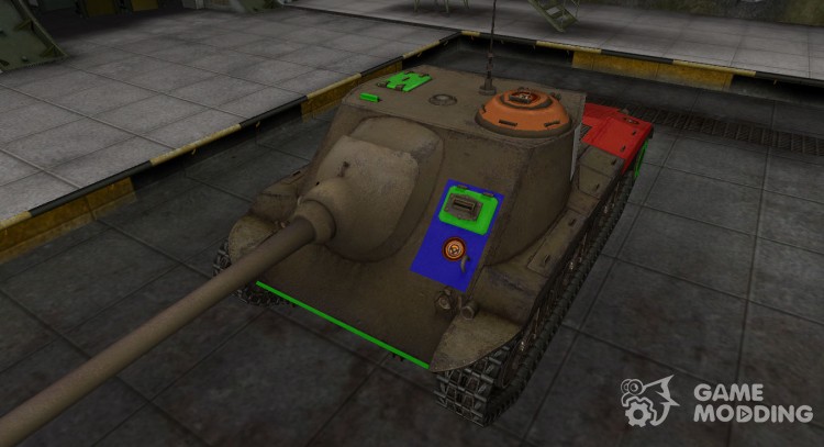 High-quality skin for T25 AT for World Of Tanks