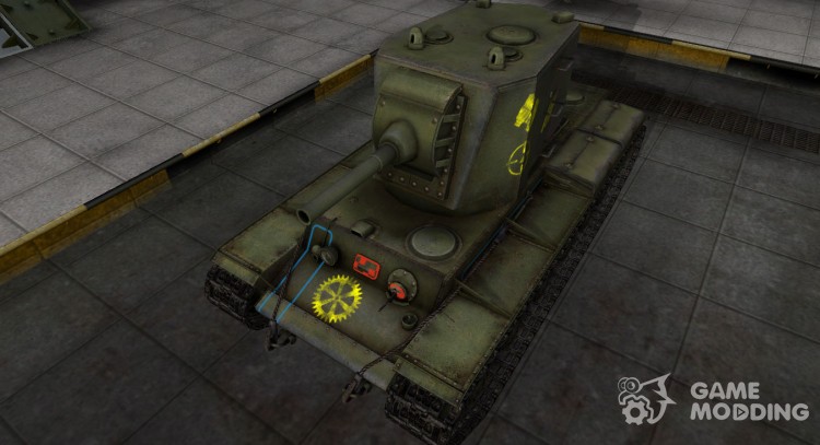 Contorno de la zona de ruptura del KV-2 para World Of Tanks