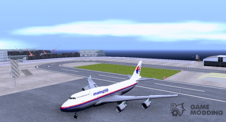 El Boeing 747-400 De Malaysia Airlines para GTA San Andreas