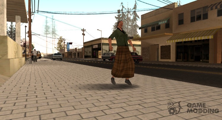 New animation for the elderly v 2.1 for GTA San Andreas