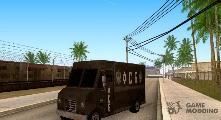 A van from the FSB COD MW 2 for GTA San Andreas