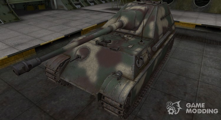 La piel de camuflaje para el tanque Jagdpanther II para World Of Tanks