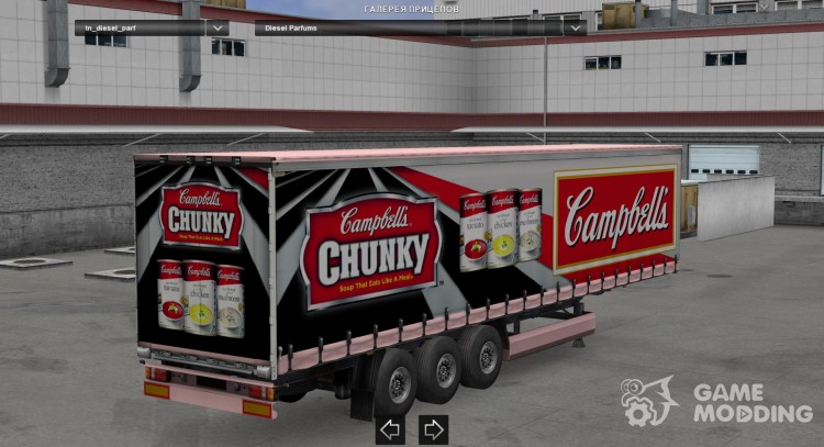 Chunky Trailer HD для Euro Truck Simulator 2