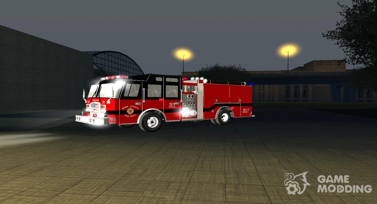 Pierce Arrow XT-Bone County Fire Department for GTA San Andreas