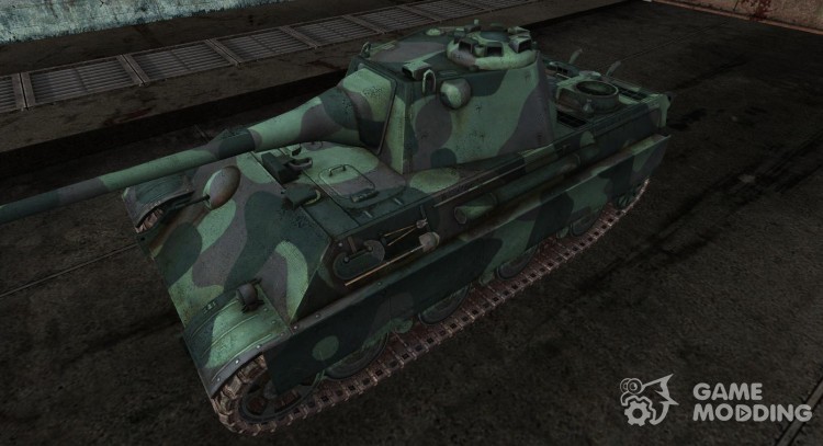 Skin for Panther II norway forest for World Of Tanks