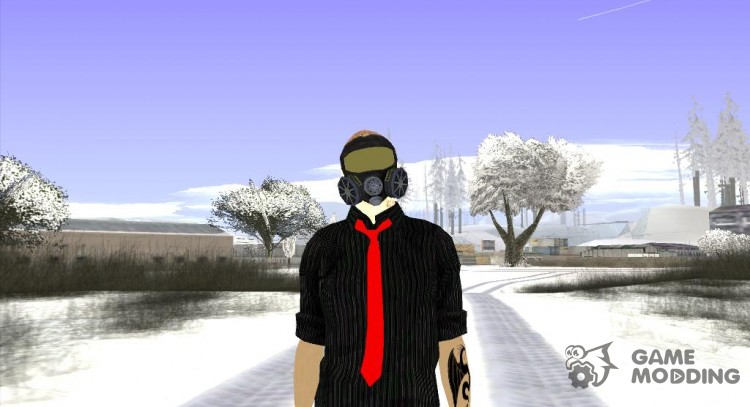 Skin GTA Online in mask for GTA San Andreas