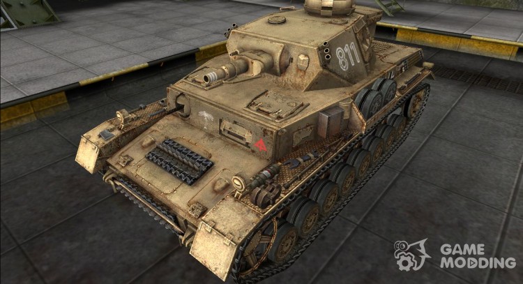 La piel del Pz IV Ausf GH para World Of Tanks