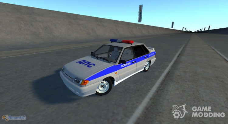 VAZ-2115 DE LA POLICA DE TRFICO para BeamNG.Drive