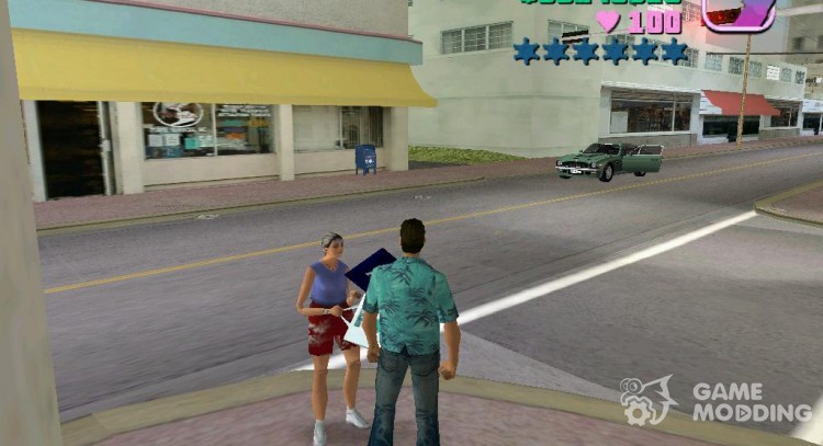 Talk with ped for GTA Vice City