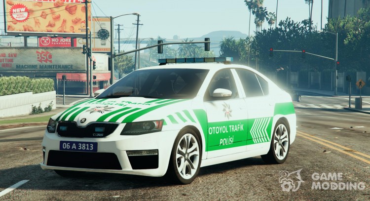Škoda Octavia 2016 Yeni Otoyol Trafik Polisi para GTA 5