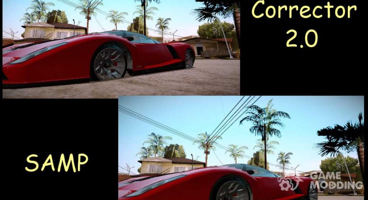 Wheels Corrector 2.0 SAMP для GTA San Andreas