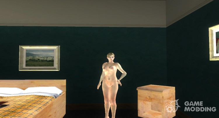Jill Valentine Без одежды для GTA San Andreas