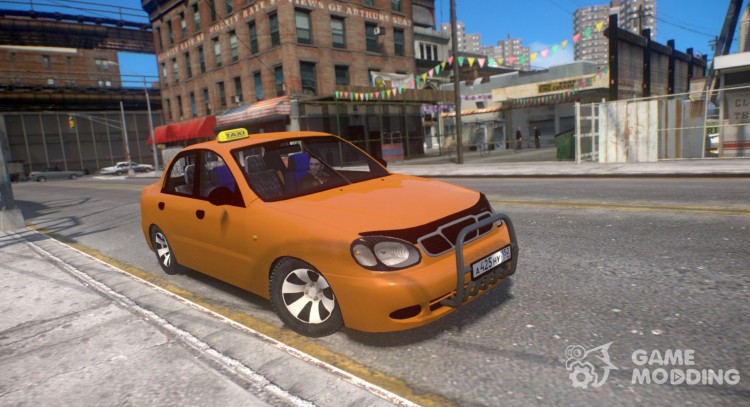 Daewoo Lanos Taxi para GTA 4