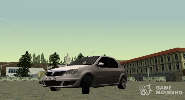 Dacia Logan 2008 GrayEdit для GTA San Andreas