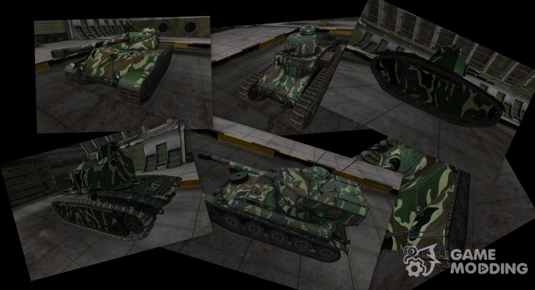 Jungle-style skins for World Of Tanks