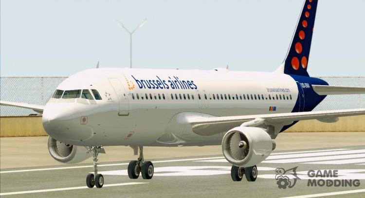 El Airbus A320-200 Brussels Airlines para GTA San Andreas