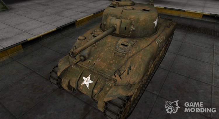 Casco de camuflaje M4 Sherman para World Of Tanks