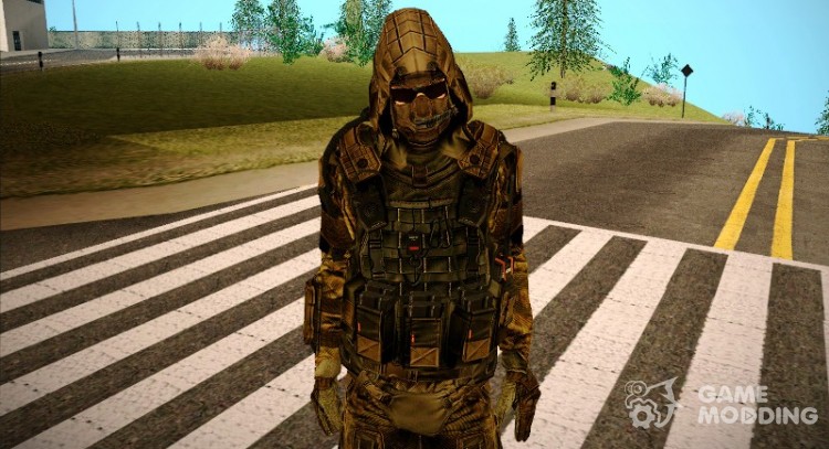 Солдат из команды Фантом 4 для GTA San Andreas