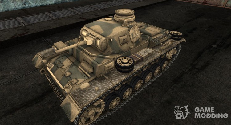 Skin for the Panzer III for World Of Tanks