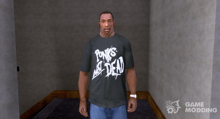 Camiseta de Punks not death para GTA San Andreas