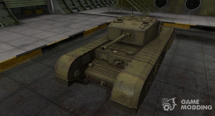 La piel para el churchill III en расскраске 4БО para World Of Tanks