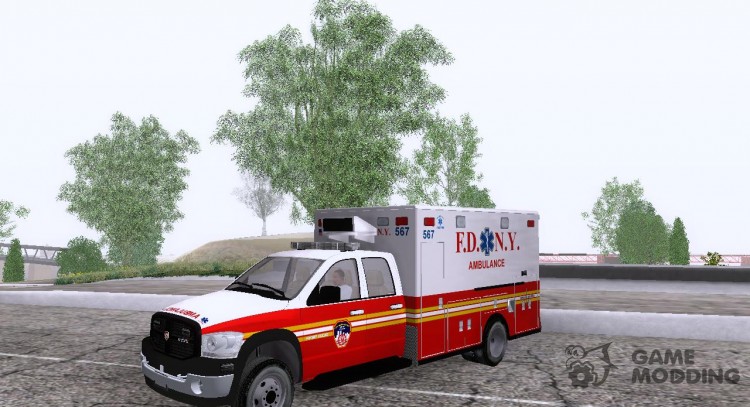 Dodge Ram Ambulance для GTA San Andreas