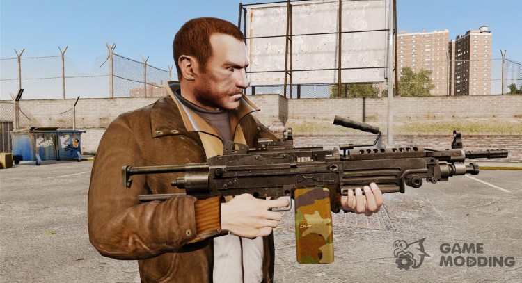 Ручной пулемёт FN Minimi Para для GTA 4