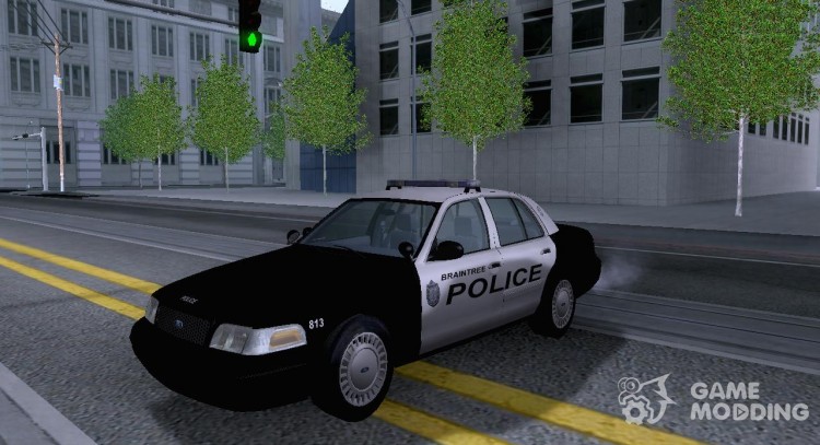 Ford Crown Victoria Braintree, MA Police para GTA San Andreas