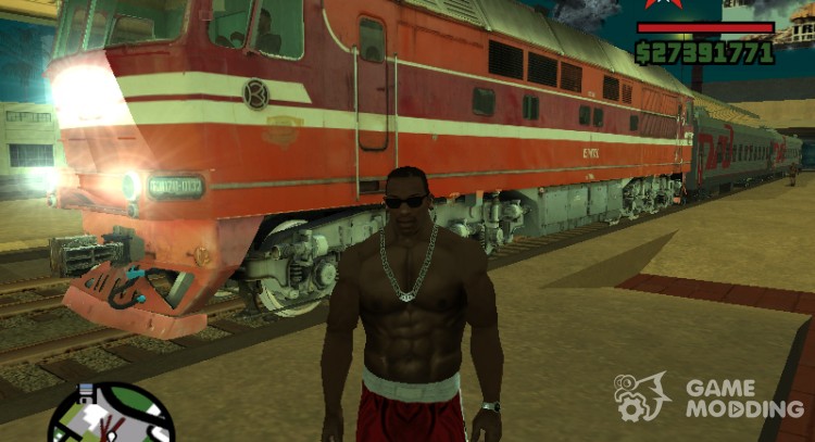 Pak Russian trains for GTA San Andreas