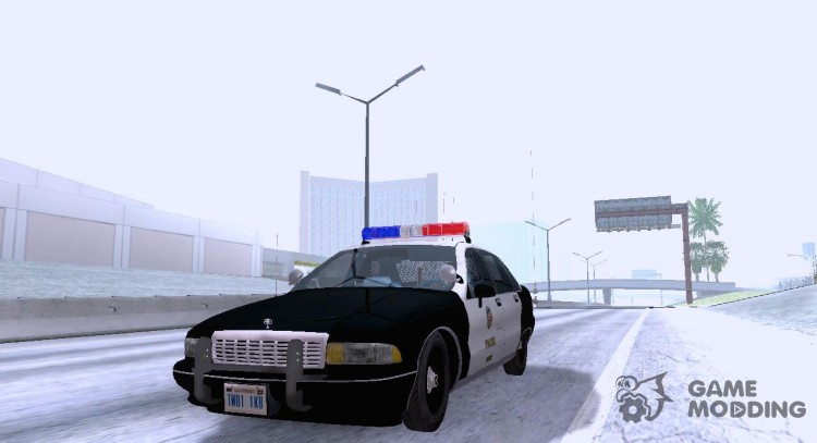 La policía de los ángeles Caprice 1992 para GTA San Andreas