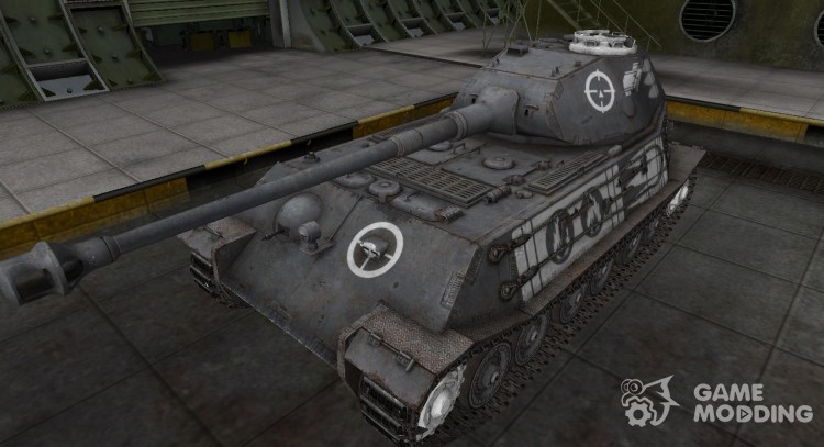 La zona de ruptura de contorno para el VK 45.02 (P) Ausf. B para World Of Tanks