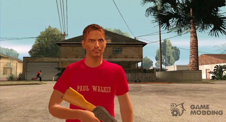 Пол Уокер Форсаж 2 для GTA San Andreas