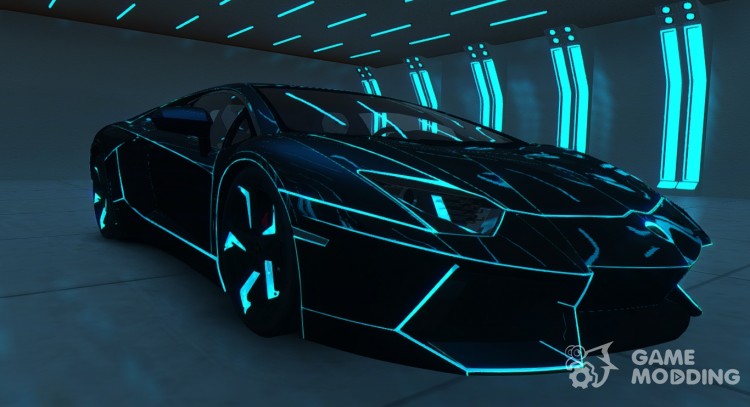 Lamborghini Aventador TRON Edition для GTA 4