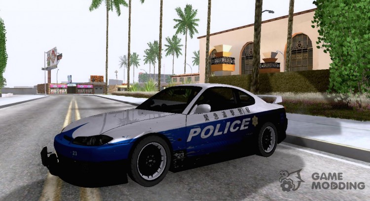 Nissan Silvia S15 Police para GTA San Andreas