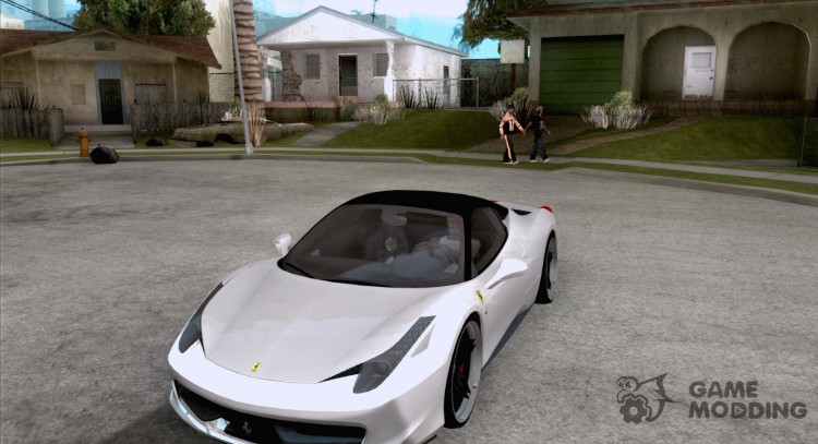 Ferrari 458 Italia custom для GTA San Andreas