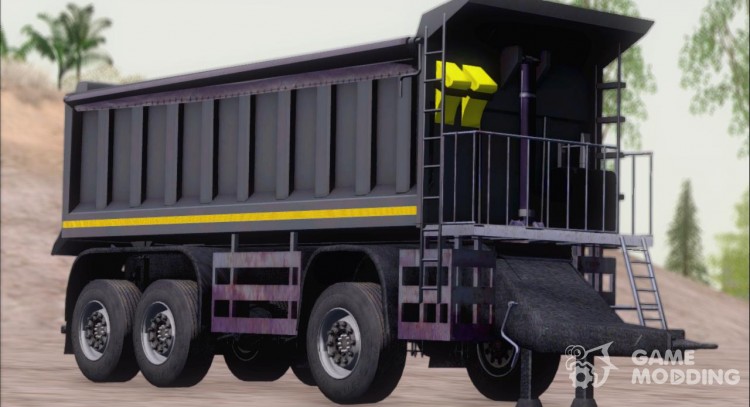 El remolque de camión de Scania P420 8x4 Dumper para GTA San Andreas