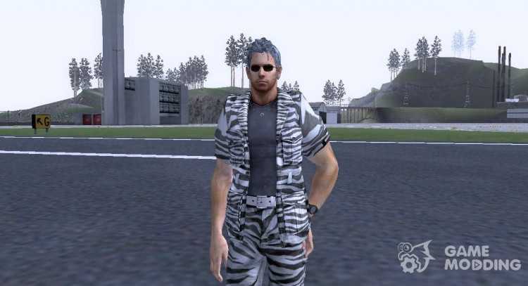 Chris en un traje de Safari para GTA San Andreas
