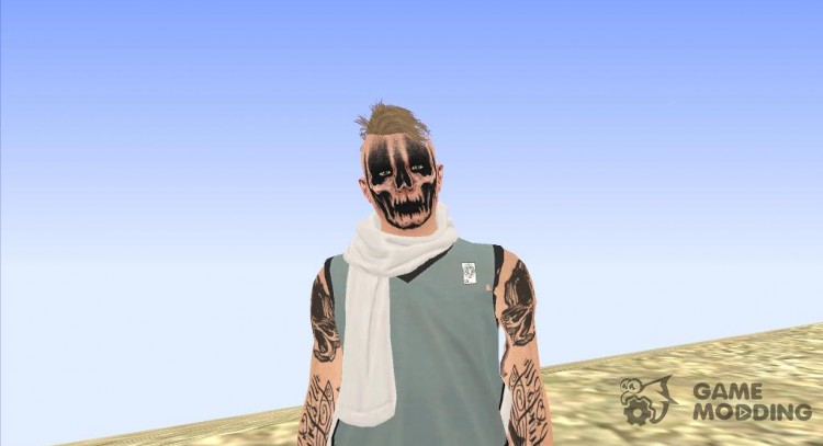 El chico en el maquillaje de GTA Online para GTA San Andreas