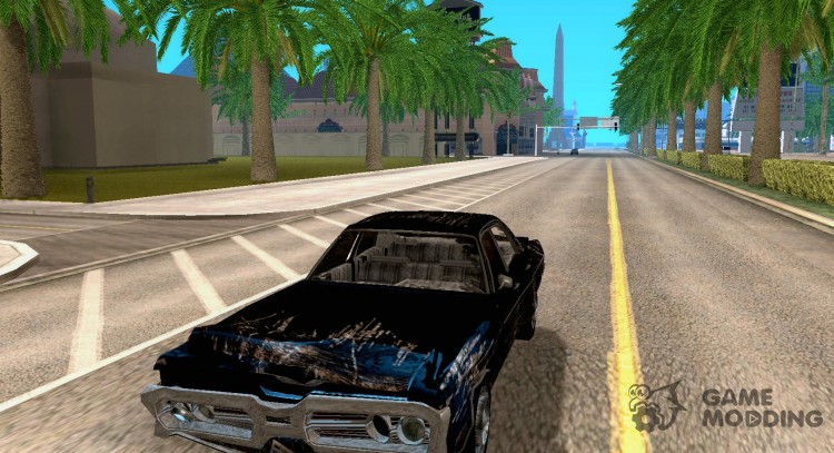 Разбитый понтиак для GTA San Andreas