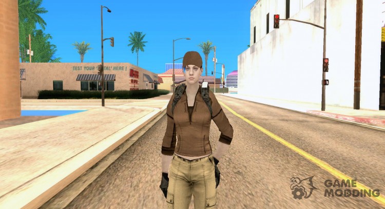 Jill Indiana для GTA San Andreas