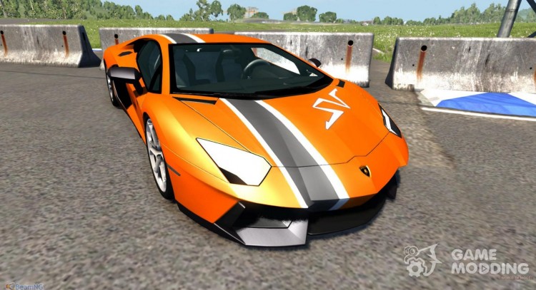 El Lamborghini Aventador para BeamNG.Drive
