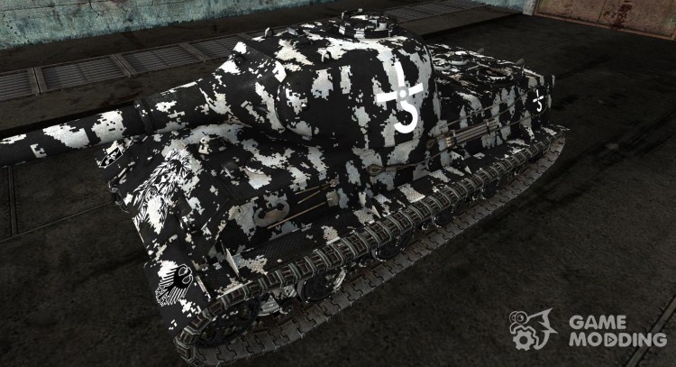 Skin for Lowe (Blue Oyster Cult Winter) for World Of Tanks