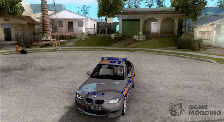 Policía Metropolitana BMW serie 5 berlina para GTA San Andreas