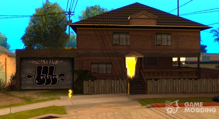 New House with CJ (New Cj house GLC prod v1.1) for GTA San Andreas