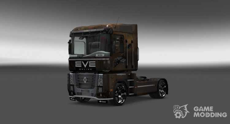 Скин для Renault Magnum Ева для Euro Truck Simulator 2