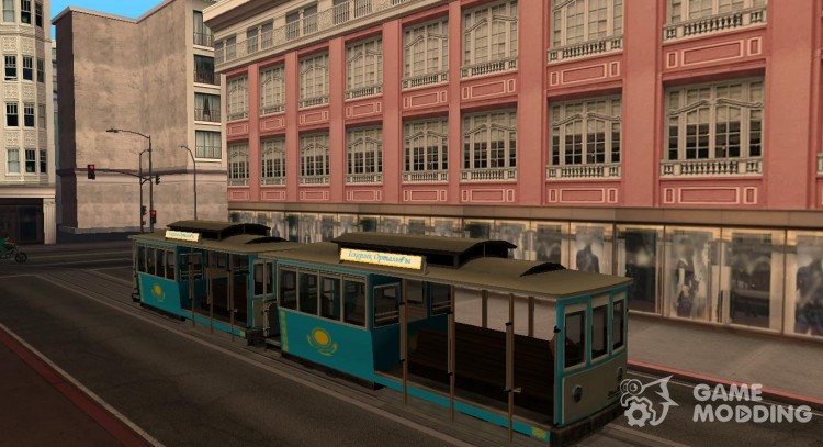 Tram, painted in the colors of the flag v.5 by Vexillum