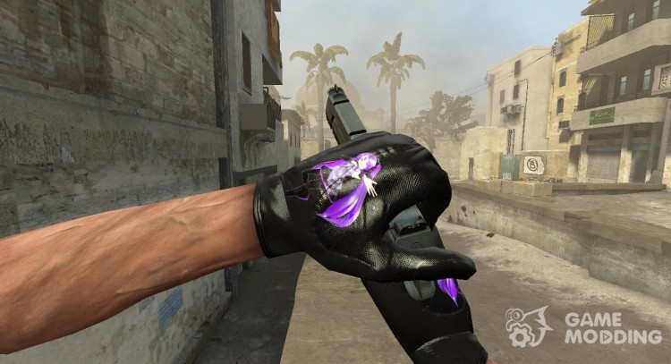 Synthetic Miku Gloves for Counter-Strike Source