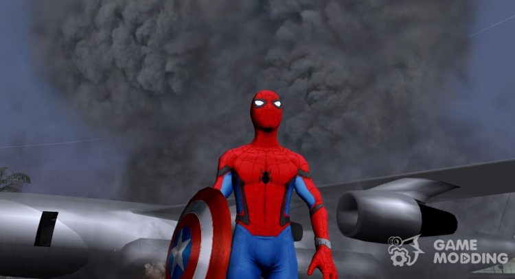 Spiderman Civil War для GTA San Andreas