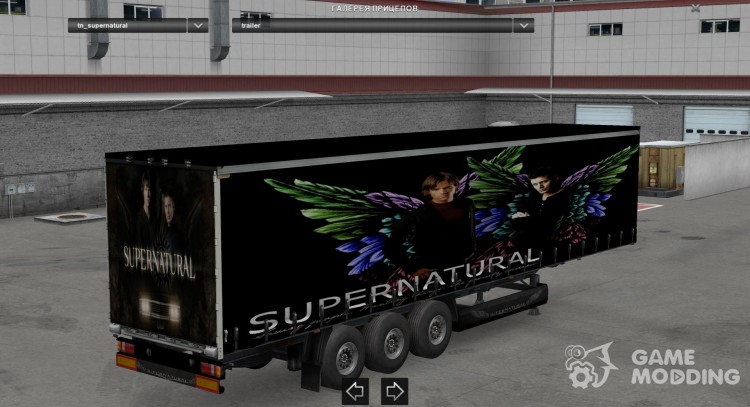Supernatural trailer для Euro Truck Simulator 2